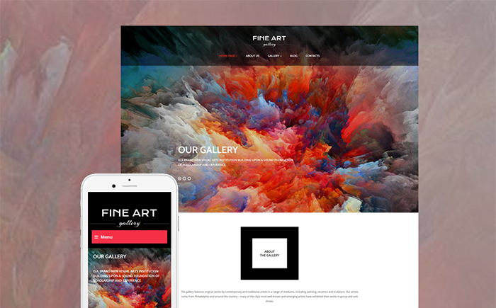 Art Gallery Responsive WordPress Theme