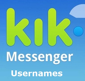 kik messenger usernames for guys and female