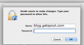xcode windows login