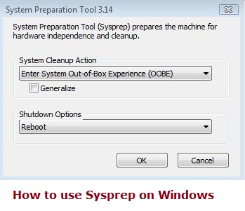 How to download and use sysprep in windows 7