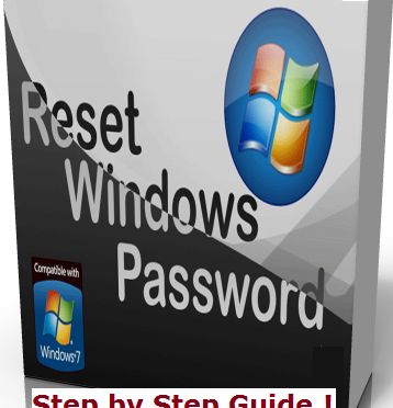 resetting password of windows 7