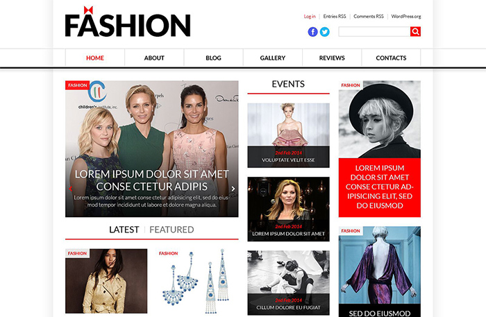 World Fashion News Portal WordPress Theme