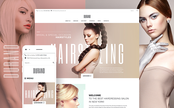 Hair Salon WordPress Theme    