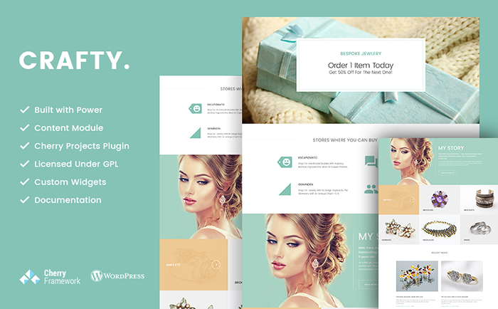 Jewelry WordPress Template    