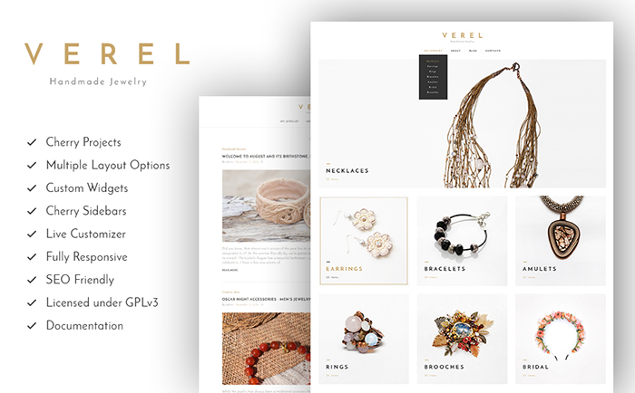 Handmade Jewelry WordPress Theme    