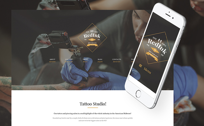 Tattoo WP Theme    