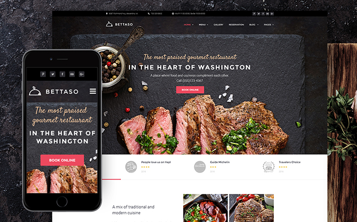 Barbecue Restaurant WordPress Theme 