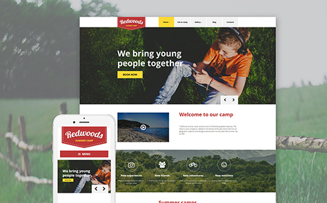 Summer Camp WordPress Template 