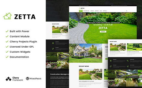 Exterior Design WP Theme 