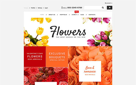 Flower Shop WooCommerce Theme 