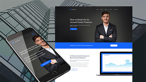 Income - Financial, Banking & Loan Company Moto CMS 3 Template 