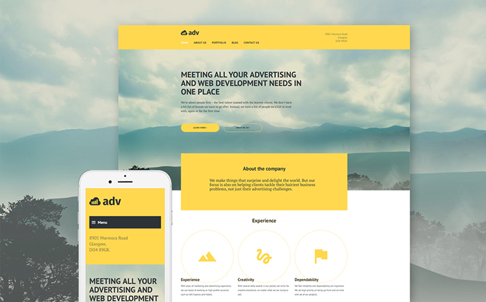 Advertising Agency WP Theme    