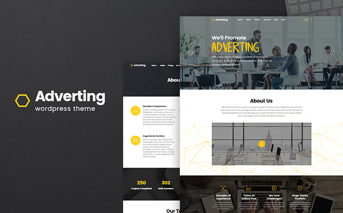 Digital Advertising Agency WordPress Theme    