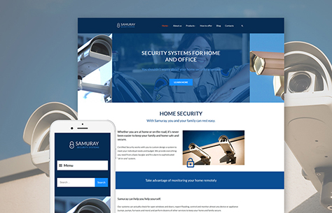 Security Company WordPress Theme    