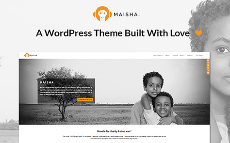 Maisha - Charity/Non-Profit WordPress Theme