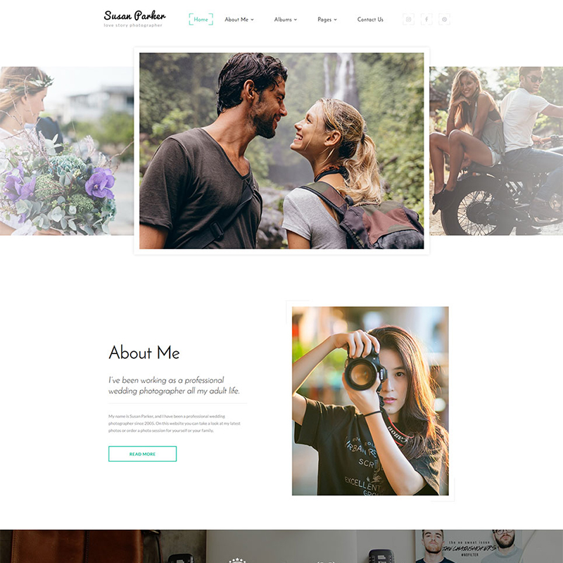 Online Portfolio Web Template    