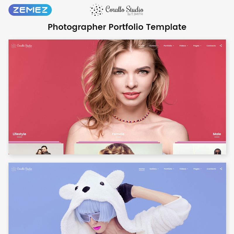 Photographer Portfolio Multipage HTML5 Template    