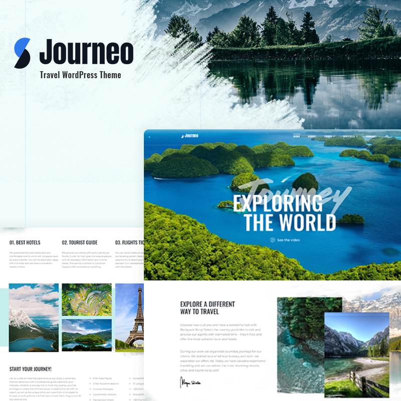 Journeo - Travel Agency Elementor WordPress Theme