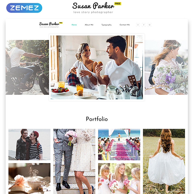 Free Responsive HTML5 Theme for Photo Site