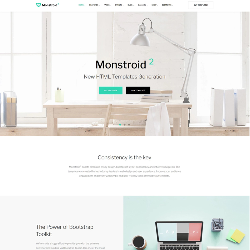 Monstroid2 Multipurpose Website Template